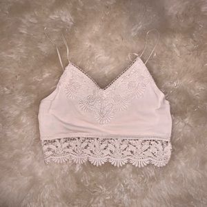 Lace crop top